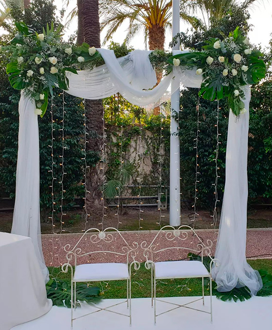 Arco Floral para Boda